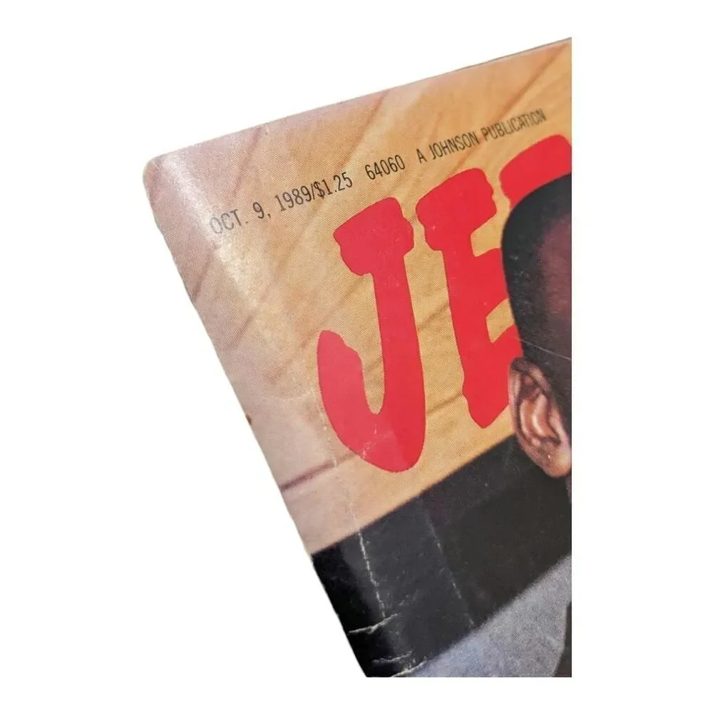Vintage Jet Magazine October 9 1989‎ Michael Jordan Bride Juanita Vanoy